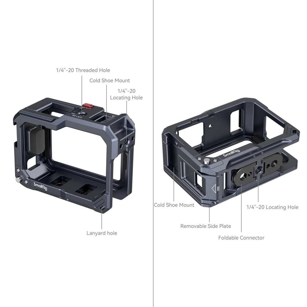 SMALLRIG 3084C Cage for GoPro Hero 12 / 11 / 10 / 9  Fekete