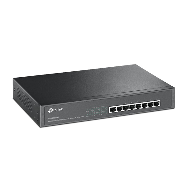 TP-Link TL-SG1008MP 10/100/1000Mbps 8 portos switch