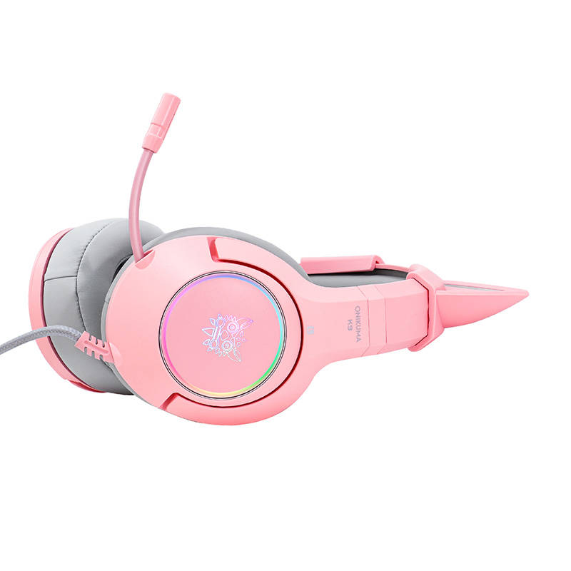 Gaming headphones ONIKUMA K9 Pink RGB Gaming headphones ONIKUMA K9 Pink RGB