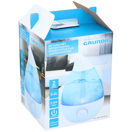 Grundig 871125214677 Párásító 3,4L színváltós hangulatvilágítással