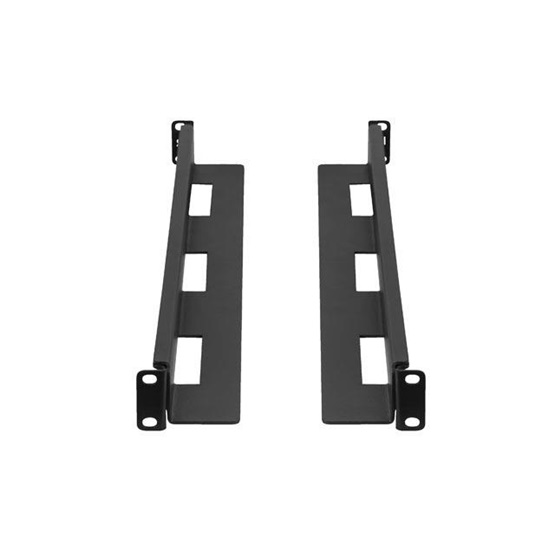 Lanberg 650-1090 mm állítható rack sín készlet 1U Fekete