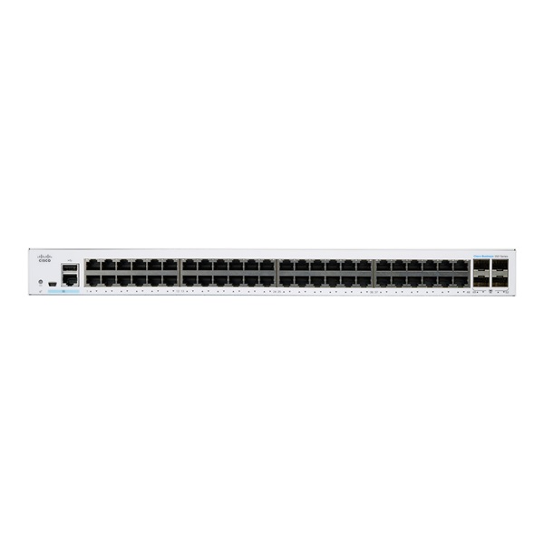 Cisco CBS350-48T-4G 48x GbE LAN 4x SFP port L3 menedzselhető switch (CBS350-48T-4G-EU)
