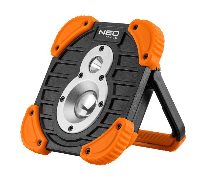 Neo Tools 99-040 Reflektor talpas tölthető 750+250lm COB LED powerbank funkció 10W