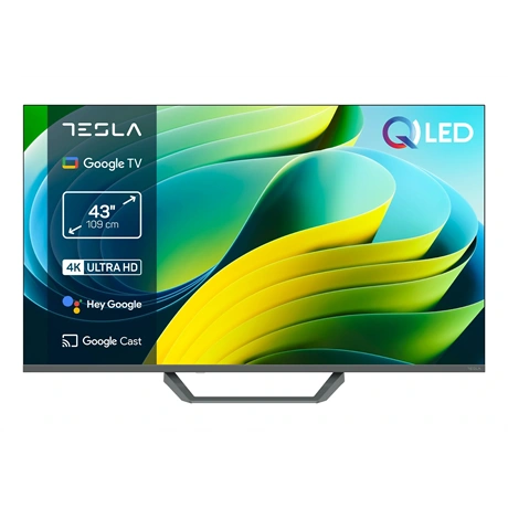 Tesla Q43E655GUS 43" UHD QLED GOOGLE SMART Televízió