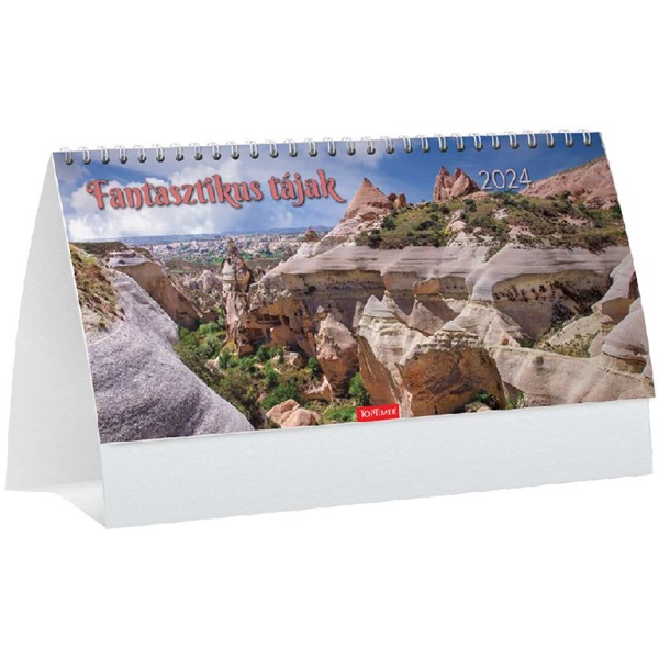 Kalendart 2025 T066 Fantasztikus tájak álló asztali naptár