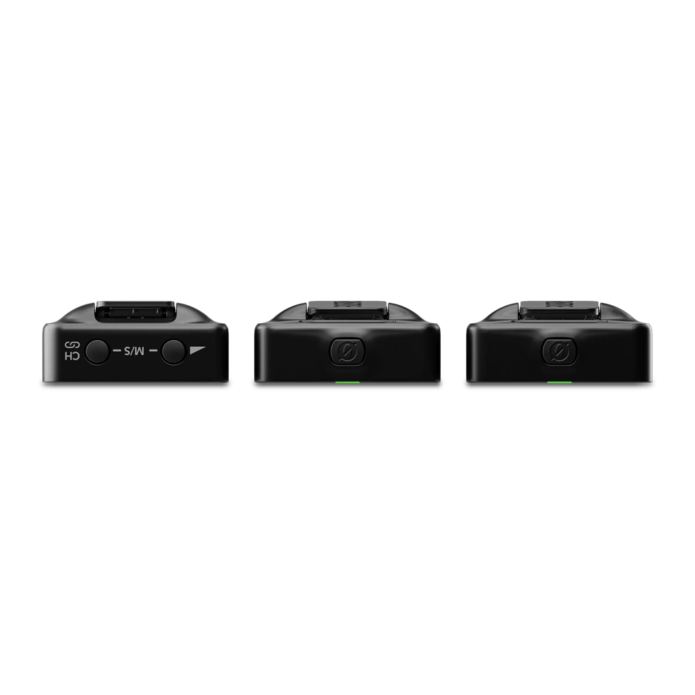 Rode Wireless GO GEN3 kompakt két csatornás digitális vezeték nélküli mikrofon rendszer adóba épített mikrofonnal, black