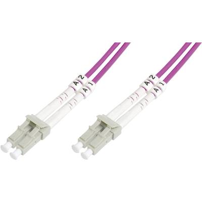 Üvegszál LWL csatlakozókábel 1x dugó - 1x dugó 50/125µ 5 m Multimode OM4 Digitus Üvegszál LWL csatlakozókábel 1x dugó - 1x dugó 50/125µ 5 m Multimode OM4 Digitus