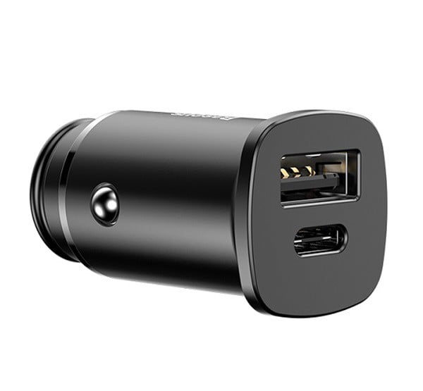 BASEUS autós töltő USB aljzat / Type-C aljzat (30W, PD gyorstöltés támogatás) FEKETE (BS-C15C_B) BASEUS autós töltő USB aljzat / Type-C aljzat (30W, PD gyorstöltés támogatás) FEKETE (BS-C15C_B)
