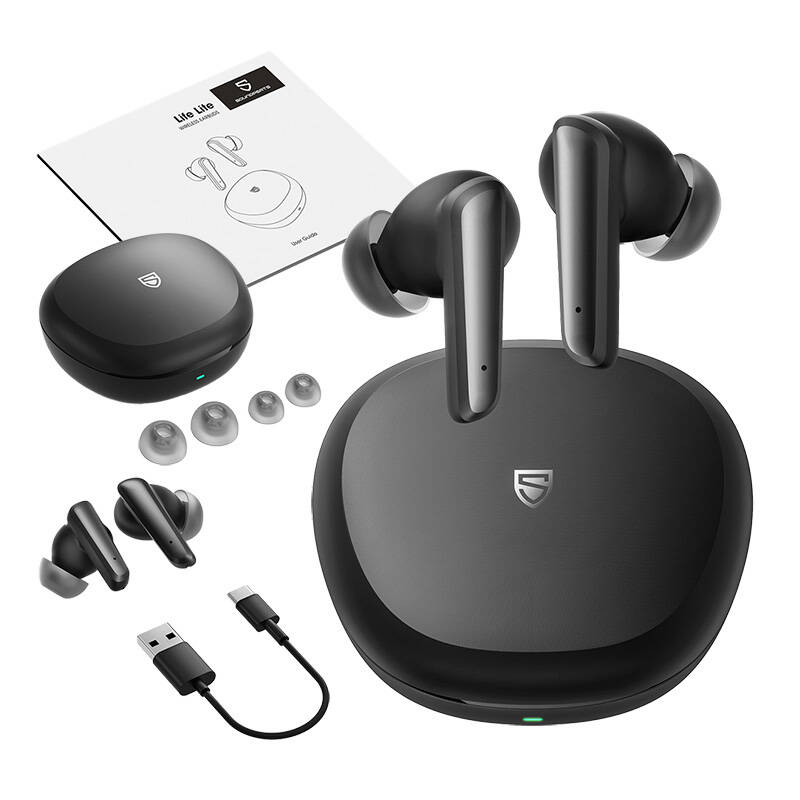 Soundpeats Life Lite TWS fülhallgató Fekete 