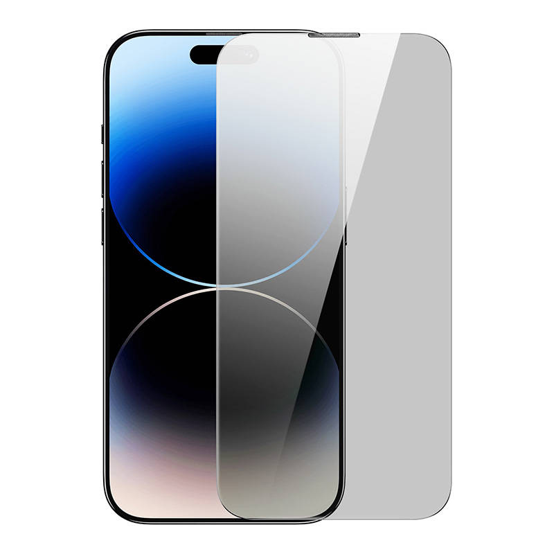 Privacy tempered Glass Baseus Iphone 14 Pro Max (2pcs) with 2 cleaning kits and dust-proof installation tool Privacy tempered Glass Baseus Iphone 14 Pro Max (2pcs) with 2 cleaning kits and dust-proof installation tool