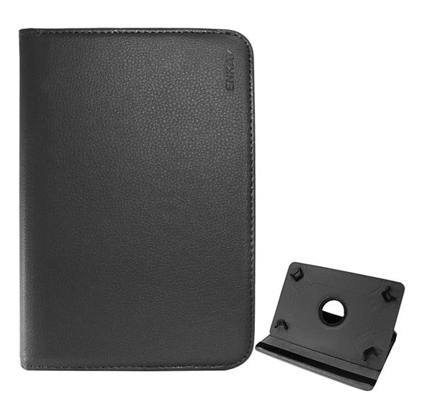 ENKAY tok álló, bőr hatású (FLIP, asztali tartó funkció, 360°-ban forgatható, univerzális, 8" méret) FEKETE [Samsung Galaxy Tab Active LTE ... ENKAY tok álló, bőr hatású (FLIP, asztali tartó funkció, 360°-ban forgatható, univerzális, 8" méret) FEKETE [Samsung Galaxy Tab Active LTE ...