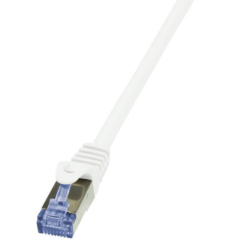 LogiLink 10G S/FTP PIMF PrimeLine patch kábel CAT6A 2m fehér (CQ3051S) LogiLink 10G S/FTP PIMF PrimeLine patch kábel CAT6A 2m fehér (CQ3051S)