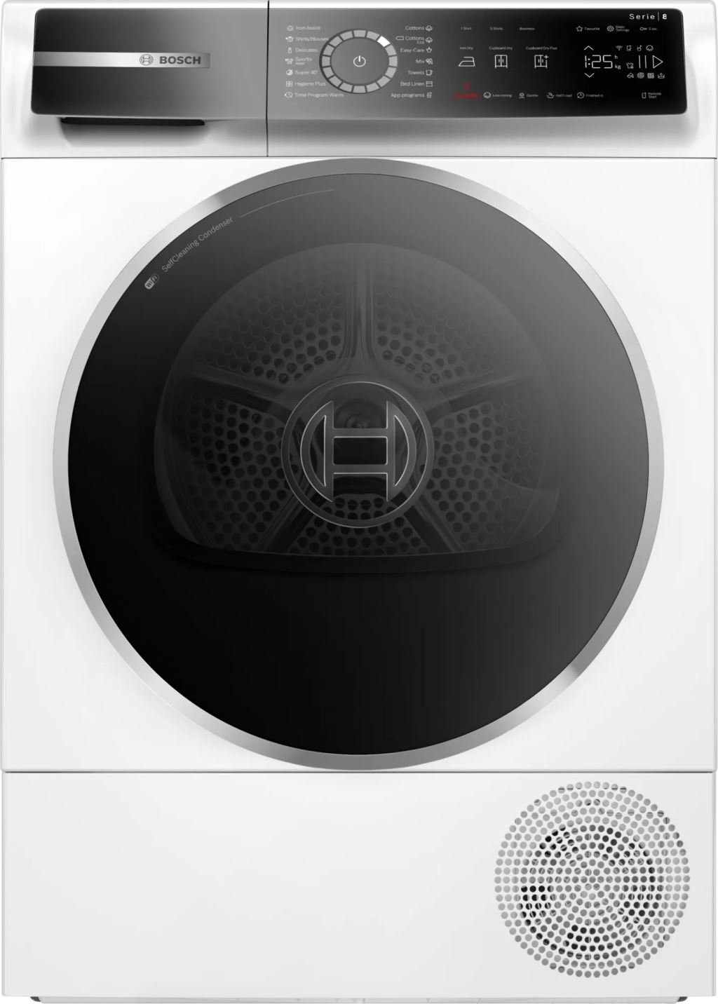 Bosch WQB245A0BY Hőszivattyús szárítógép – 9 Kg, B Energiaosztály, WiFi Home Connect, AutoDry, Bosch WQB245A0BY Hőszivattyús szárítógép – 9 Kg, B Energiaosztály, WiFi Home Connect, AutoDry,