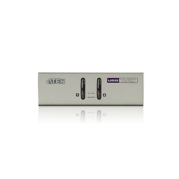 ATEN KVM Switch 2PC USB + kábel (CS72U)