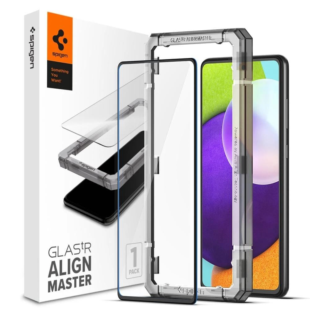 Spigen AlignMaster GLAS.tR Full Cover Samsung Galaxy A52 5G edzett üveg kijelzővédő (AGL02821)