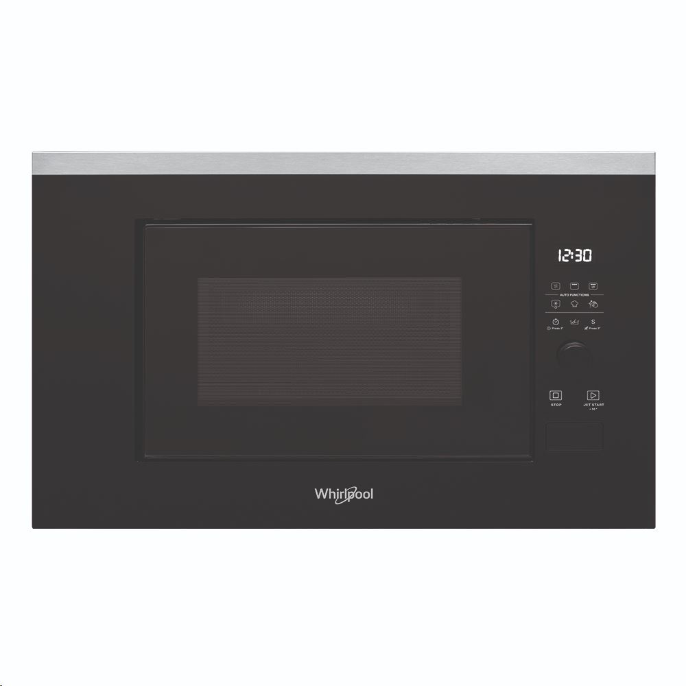 Whirlpool WMF200G beépíthető mikrohullámú sütő fekete-szürke Whirlpool WMF200G beépíthető mikrohullámú sütő fekete-szürke