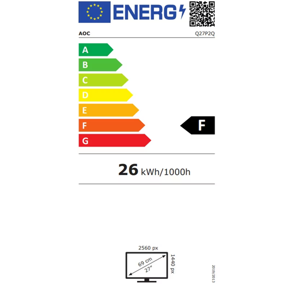 AOC 27" Q27P2Q IPS PIVOT Monitor