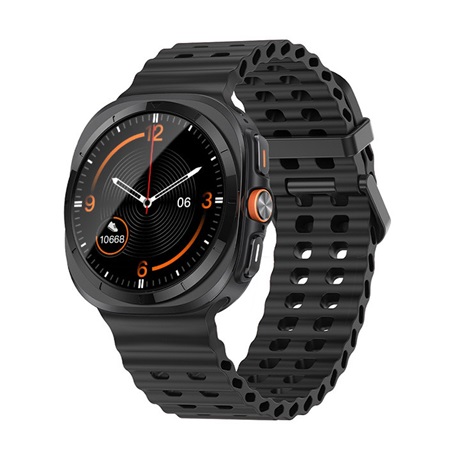 Mybandz 65035 WAVES szilikon Samsung Galaxy Watch Ultra szíj Fekete Mybandz 65035 WAVES szilikon Samsung Galaxy Watch Ultra szíj Fekete