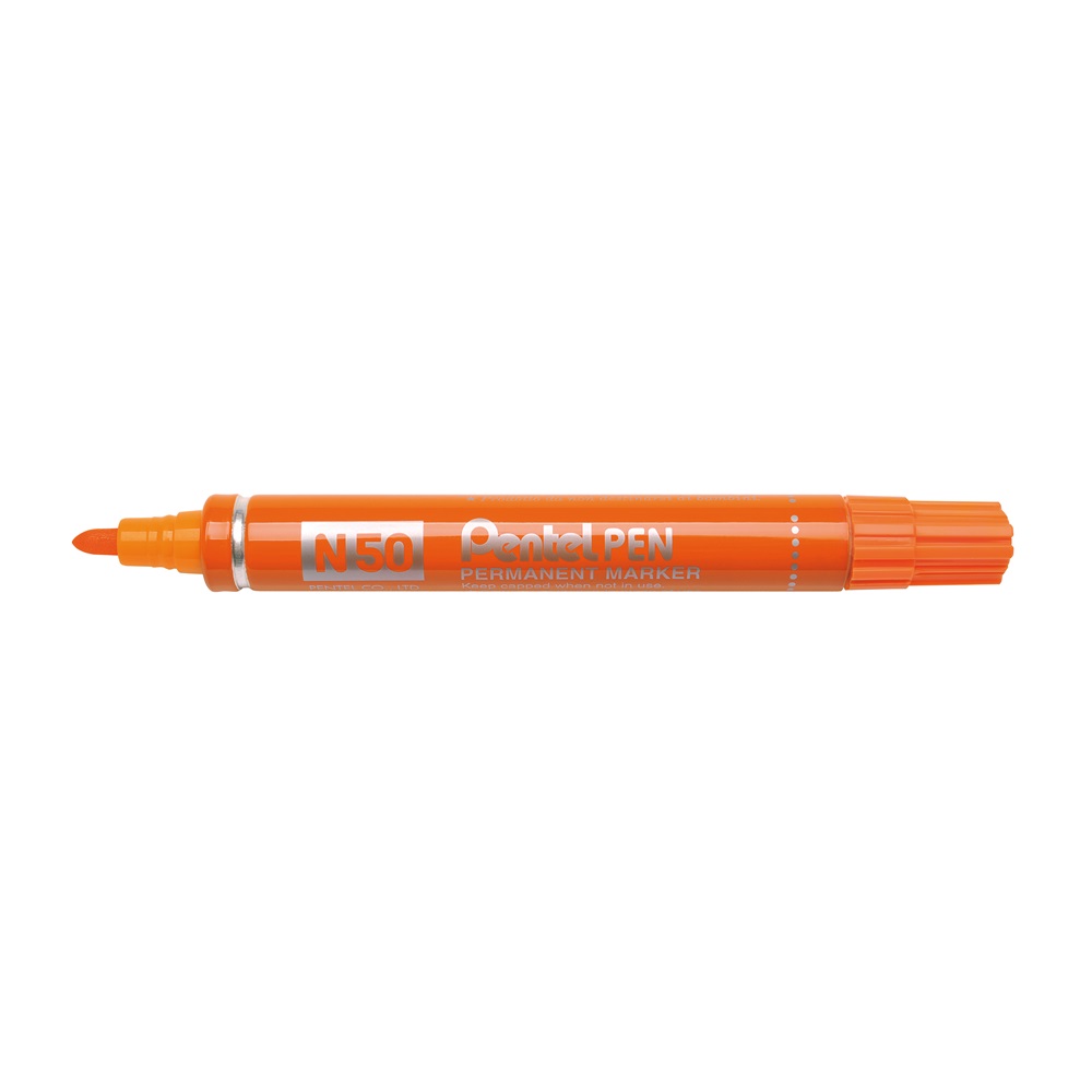 Pentel Alkoholos marker fém testű 4,3mm kerek hegyű   Extreme narancs (N50-FE)