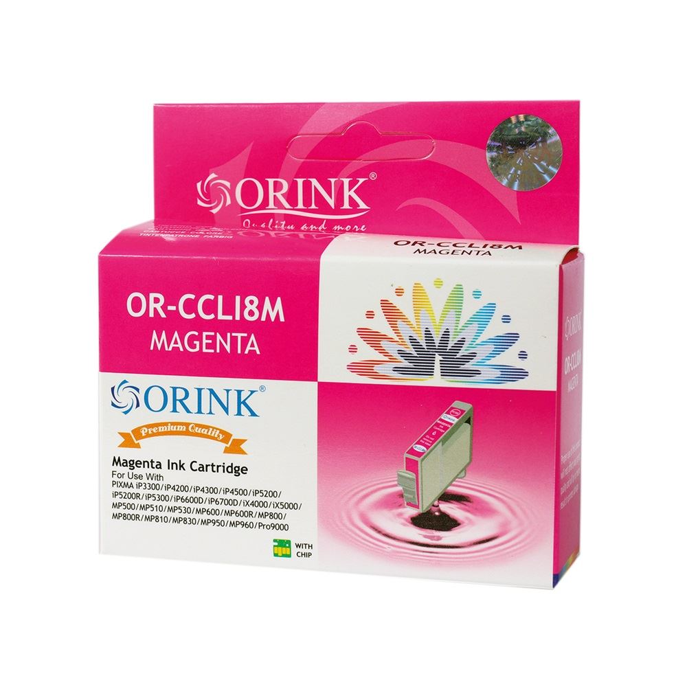 Orink CLI8 utángyártott Canon tintapatron magenta (CAOCLI8MA)