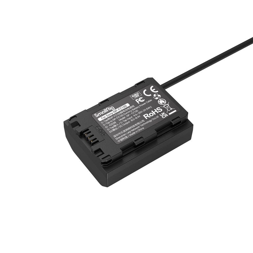 SMALLRIG D-Tap to NP-FZ100 Dummy Battery Power Cable SMALLRIG D-Tap to NP-FZ100 Dummy Battery Power Cable
