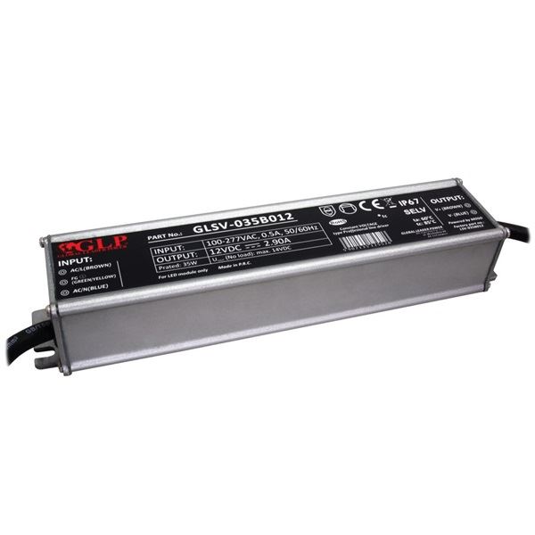 GLP GLSV-035B012 12V/2.9A 35W IP67 LED tápegység GLP GLSV-035B012 12V/2.9A 35W IP67 LED tápegység