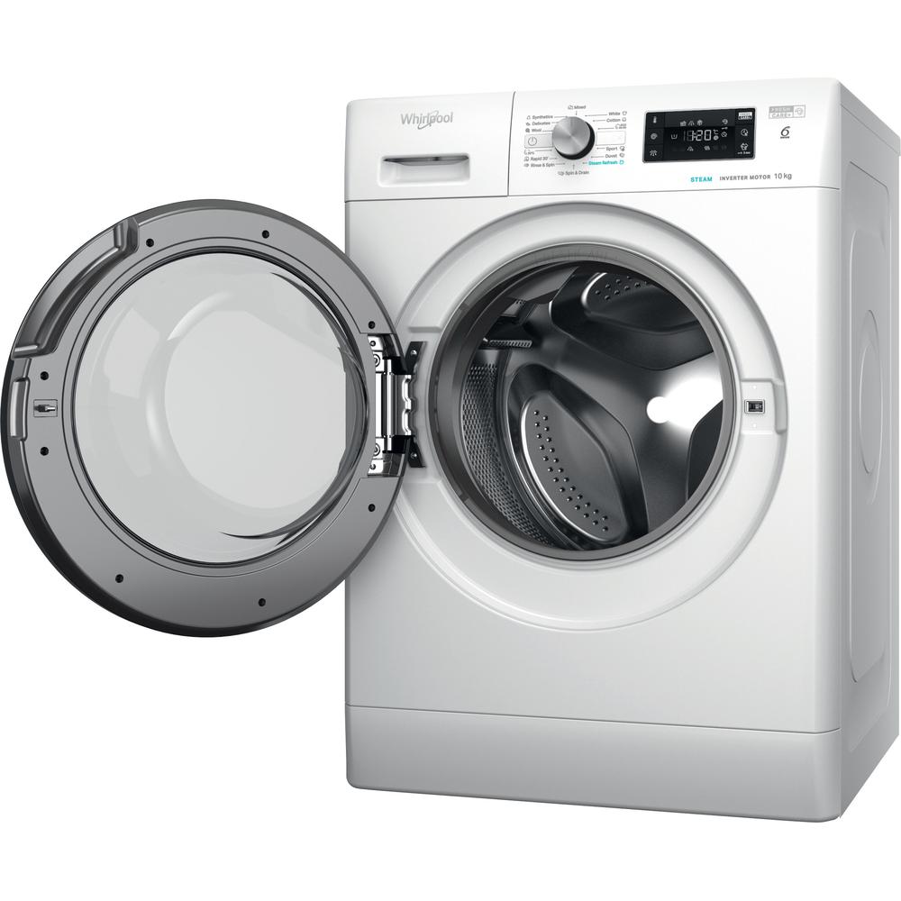 Whirlpool FFB 10469 BV EE Elöltöltős mosógép - 10 kg, 1400 ford./perc, A Energiaosztály, 6. Érzék technológia, Steam Refresh Whirlpool FFB 10469 BV EE Elöltöltős mosógép - 10 kg, 1400 ford./perc, A Energiaosztály, 6. Érzék technológia, Steam Refresh