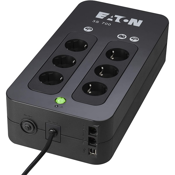 Eaton 3S 700 DIN vonali-interaktív 1:1 UPS szünetmentes tápegység (743172101761)