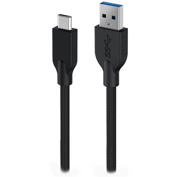 Genius ACC-A2CC-3A 1,5m fekete adat- és töltőkábel Genius ACC-A2CC-3A 1,5m fekete adat- és töltőkábel