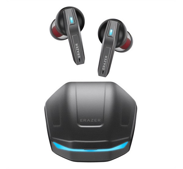 Lenovo ERAZER XT86 PRO bluetooth fülhallgató SZTEREO (v5.4, TWS, zajszűrő, mikrofon + töltőtok) FEKETE (XT86_PRO)