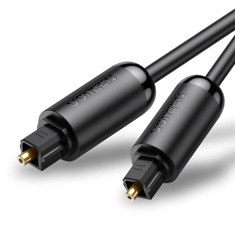 UGREEN AV122 Toslink audio optikai kábel, fonott alumínium, 3m, fekete (70893) UGREEN AV122 Toslink audio optikai kábel, fonott alumínium, 3m, fekete (70893)