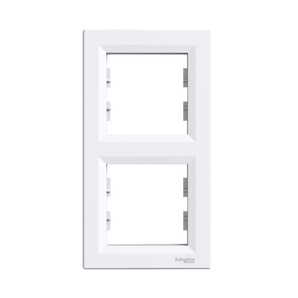 Schneider ASFORA Kettes keret függőleges fehér (EPH5810221) Schneider ASFORA Kettes keret függőleges fehér (EPH5810221)