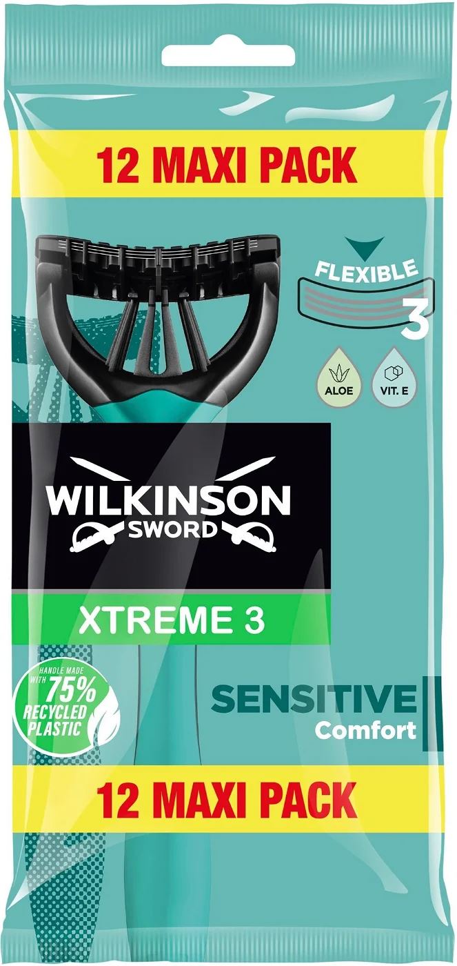 Wilkinson Xtreme3 Sensitive Pure borotva 12db Wilkinson Xtreme3 Sensitive Pure borotva 12db