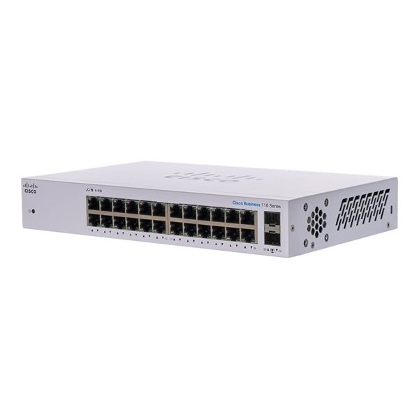 Cisco CBS110-24T-EU 24 Port 1U Gigabit Switch Cisco CBS110-24T-EU 24 Port 1U Gigabit Switch