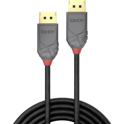 LINDY Kijelző csatlakozó Csatlakozókábel [1x DisplayPort dugó - 1x DisplayPort dugó] 1.00 m Fekete DisplayPort 1.4