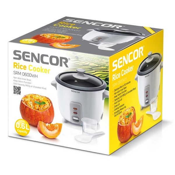 Sencor SRM 0600WH fehér rizsfőző Sencor SRM 0600WH fehér rizsfőző