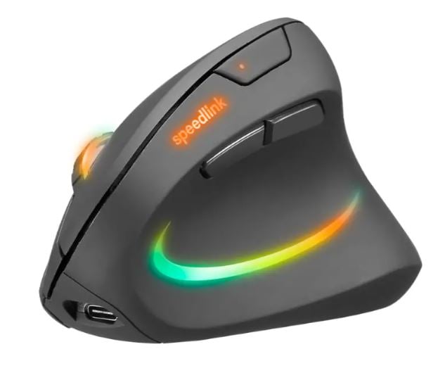 Speedlink SL-630026-BK Piavo Pro vezeték nélküli újratölthető ergonómikus egér fekete Speedlink SL-630026-BK Piavo Pro vezeték nélküli újratölthető ergonómikus egér fekete