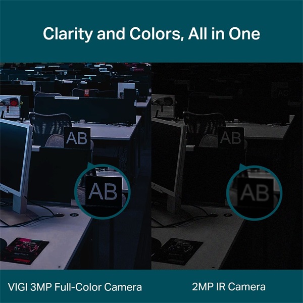TP-Link VIGI C430 (4mm) 3MP Full-Color Turret Network Kamera