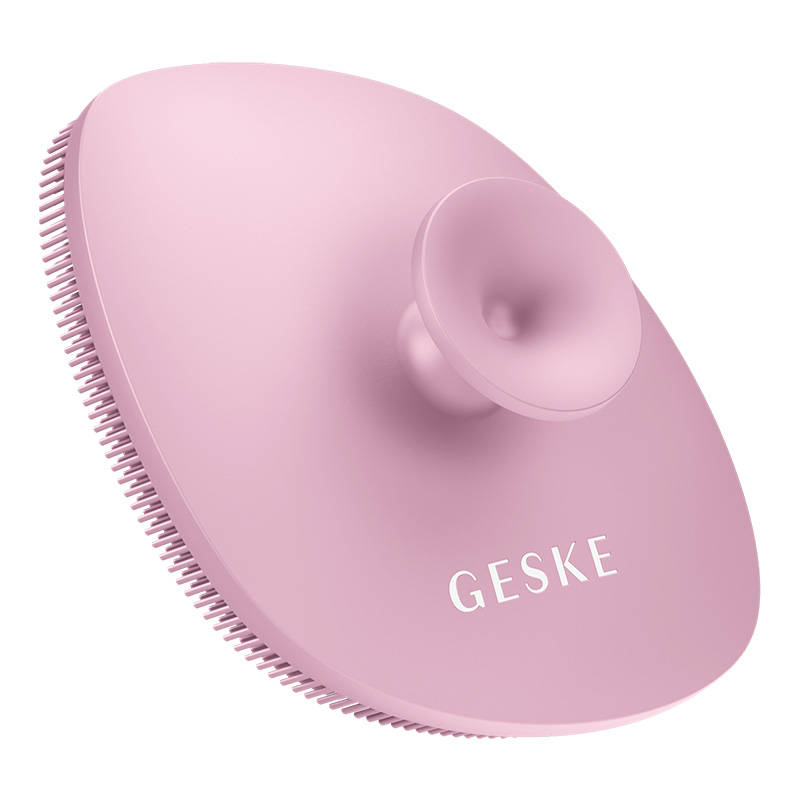 Facial Cleaning Brush 4in1 with Handle Geske with APP (pink)