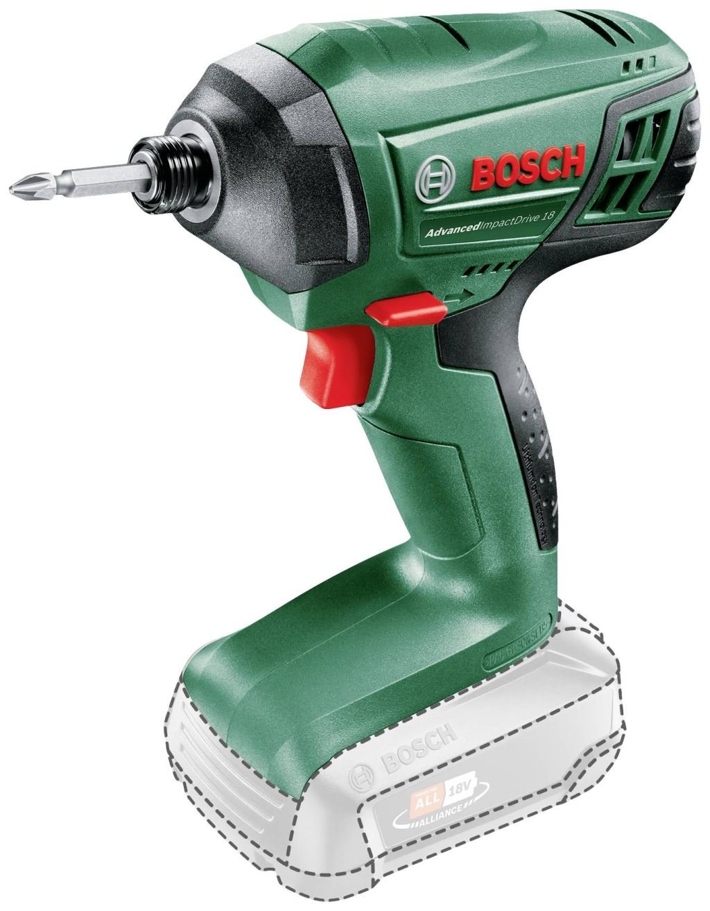 Bosch AdvancedImpactDrive 18 akkus ütvecsavarozó, akkumulátor és töltő nélkül (0603980303) Bosch AdvancedImpactDrive 18 akkus ütvecsavarozó, akkumulátor és töltő nélkül (0603980303)
