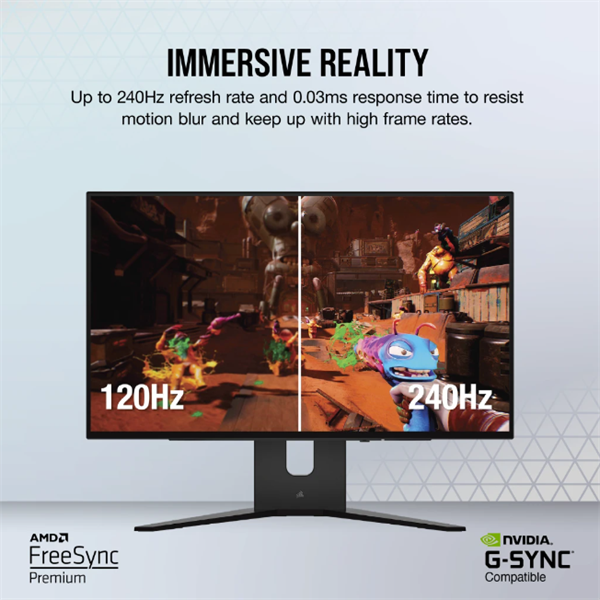 CORSAIR XENEON 27QHD240 27" OLED (2560x14400), 240Hz Gamer Monitor