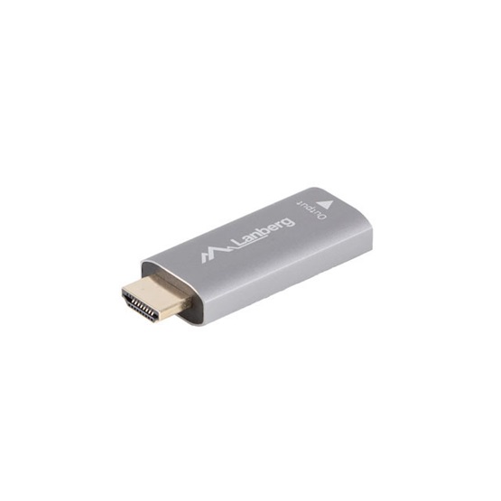 Lanberg HDMI (M)->DISPLAYPORT(F) 4K adapter Szürke