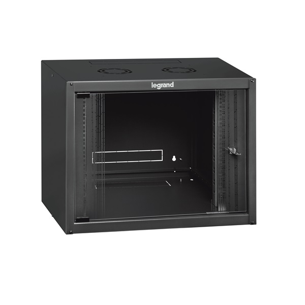 Legrand Linkeo 9U 19" fali Rack szekrény 492x600x450mm antracitszürke (646201) Legrand Linkeo 9U 19" fali Rack szekrény 492x600x450mm antracitszürke (646201)