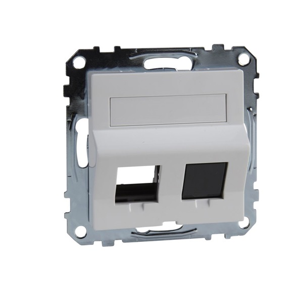 Schneider MTN4568-0325 MERTEN System-M Keystone betétekhez/feliratozható/aktív fehér antibakteriális RJ45 adapter Schneider MTN4568-0325 MERTEN System-M Keystone betétekhez/feliratozható/aktív fehér antibakteriális RJ45 adapter