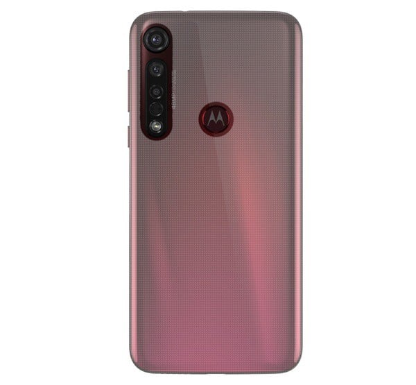 Műanyag telefonvédő (gumírozott) ÁTLÁTSZÓ [Motorola Moto G8 Plus (XT2019)]