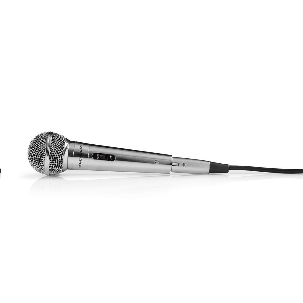 Nedis MPWD45GY vezetékes mikrofon ezüst