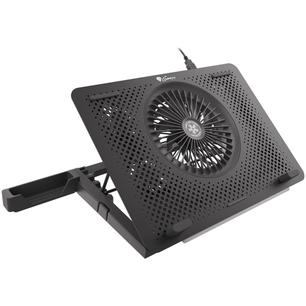 Natec Genesis Oxid 450 RGB 15.6"-17.3" Notebook hűtő fekete (NHG-1678)