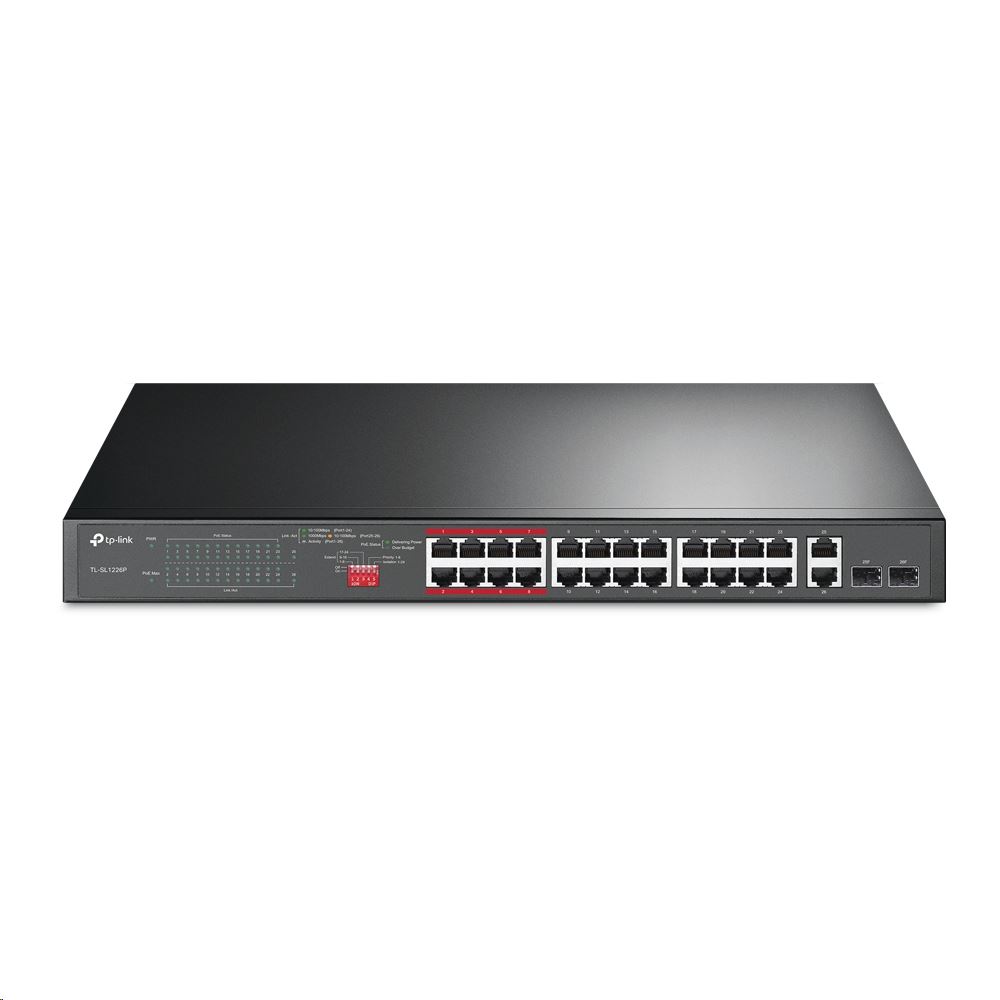 TP-Link TL-SL1226P 10/100Mbps 24 portos switch TP-Link TL-SL1226P 10/100Mbps 24 portos switch