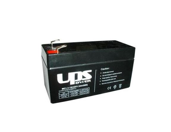 UPS Power zselés ólomsavas gondozásmentes akkumulátor 12V 1300mAh 97x43x57mm (MC1.3-12) UPS Power zselés ólomsavas gondozásmentes akkumulátor 12V 1300mAh 97x43x57mm (MC1.3-12)