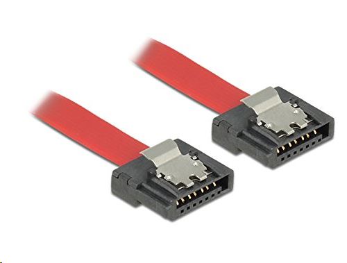 DeLock 83834 SATA Flexi kábel 30 cm piros